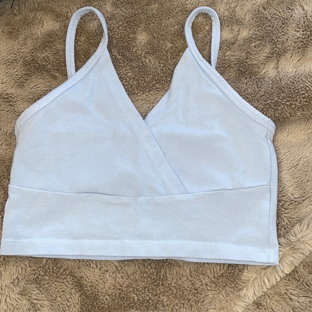 Brandy Melville “ Amara” tank top in light blue